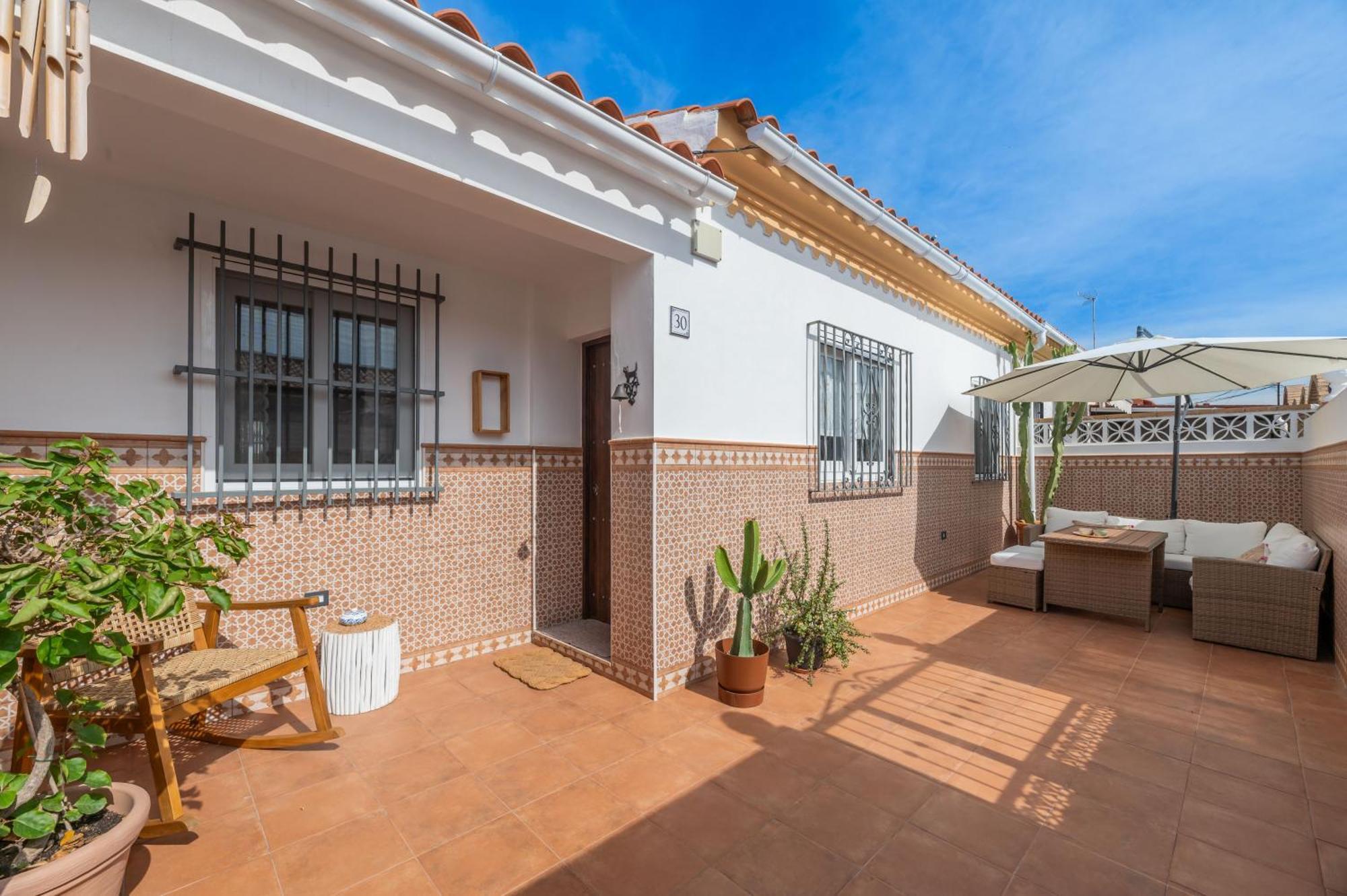 Casa Silvia - Piscina Y Playa Villa Málaga Exteriör bild