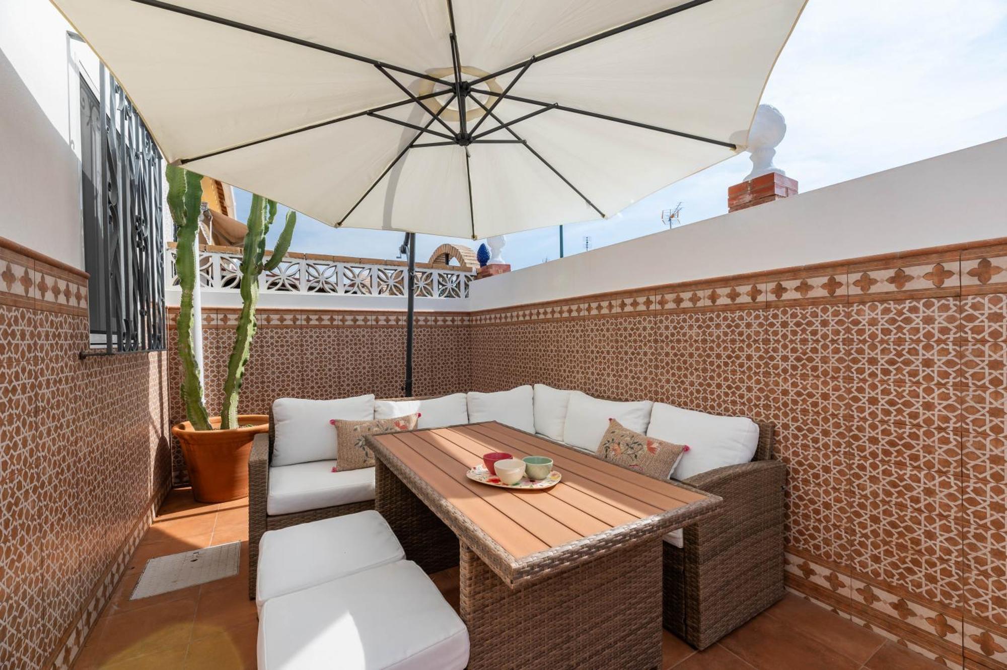 Casa Silvia - Piscina Y Playa Villa Málaga Exteriör bild